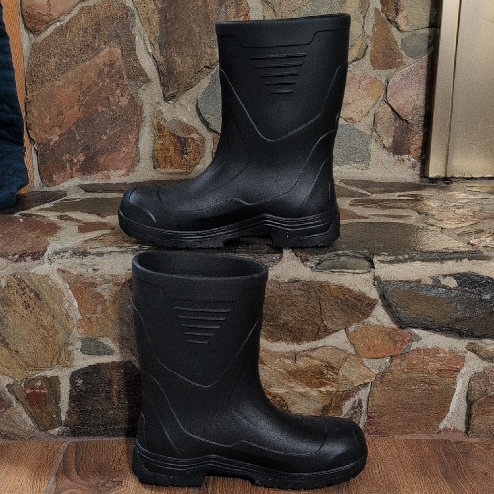 Shoes For Crews Black Winter Rain Boots